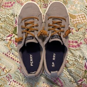 Sperry Top Sider Seacoast Canvas Shoes - Sz 7,5